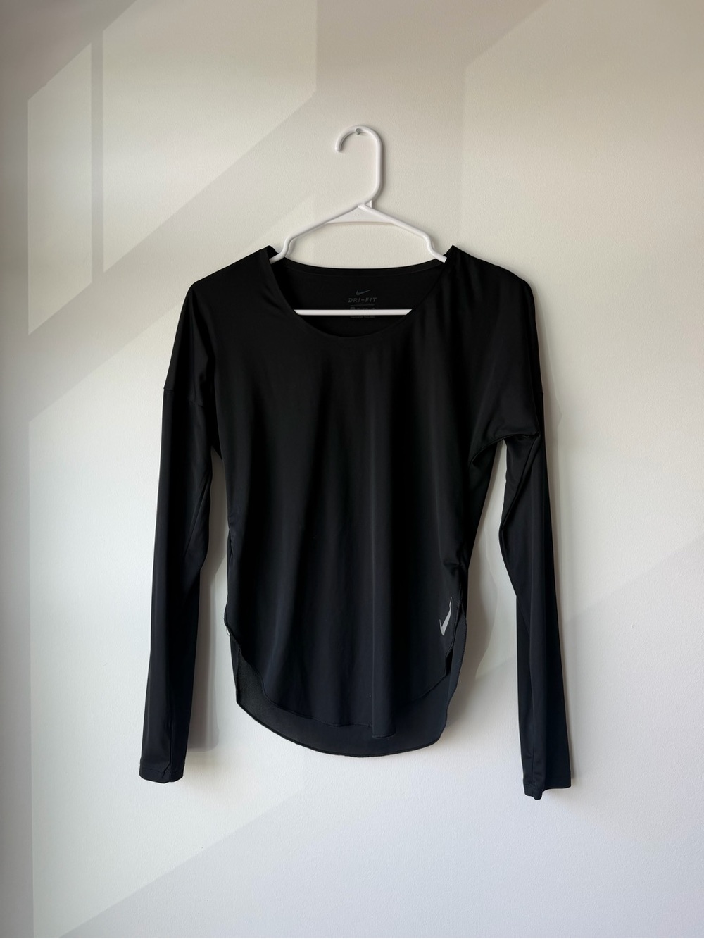 Nike Black Long-Sleeve Dri-FIT Training Top